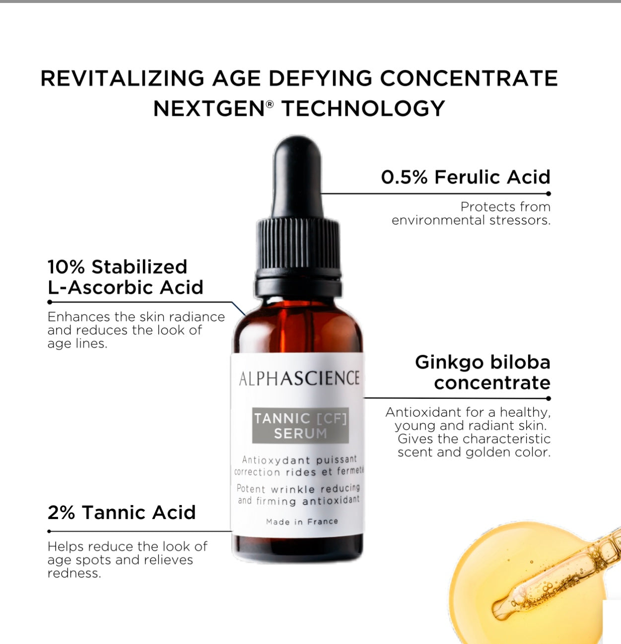 TANNIC [CF] SERUM 30 ML / 1 Fl Oz